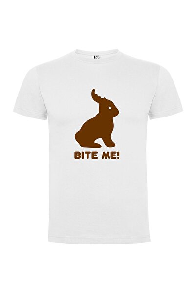 iLovePrints Bite Me Bunny Art Tshirt