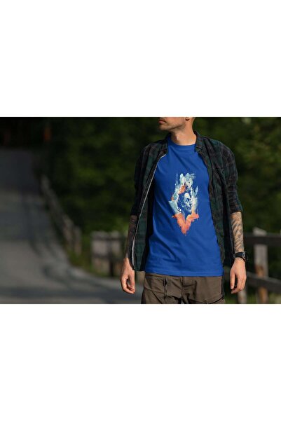 iLovePrints Surrealistic Abstract Art with Man's Portrait Tshirt