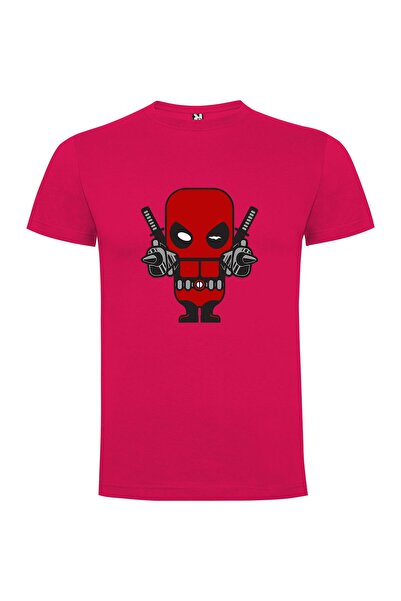 iLovePrints Red Gunslinger Deadpool Tshirt