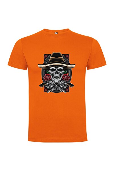 iLovePrints Skull Gunslinger Fiesta Tshirt