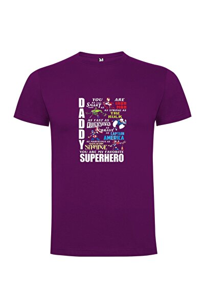 iLovePrints Daddy's Marvelous Heroes Tshirt