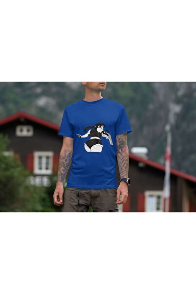 iLovePrints Anime Character with Guns Tshirt