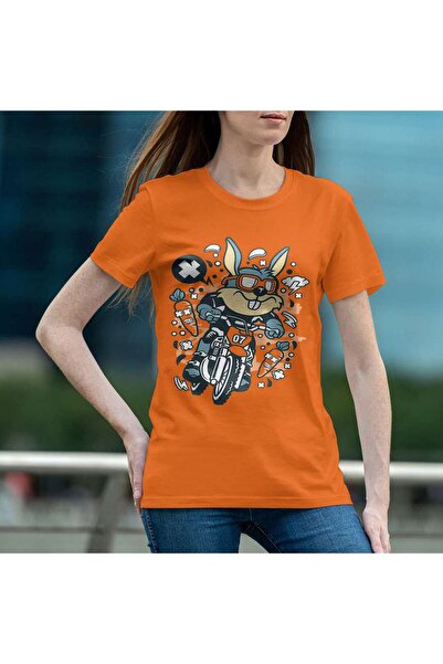 iLovePrints Bunny Biker Madness Tshirt