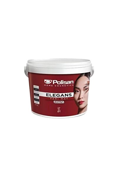 Polisan Elegans Extra Küf Önleyici İç Cephe Boyası Yarımat Siyah 7.5 Lt.