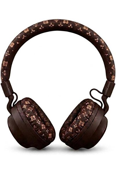 Generic Cute Chocolate Brown Wireless Headphones for Kids & Teens – Soft Flor...