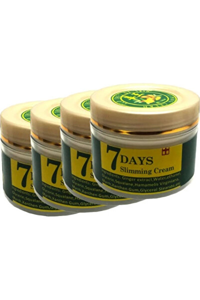 Bezos Three Brand 7 Days 4'lü Adet Ginger Miracle Slimming Cream 100 ml
