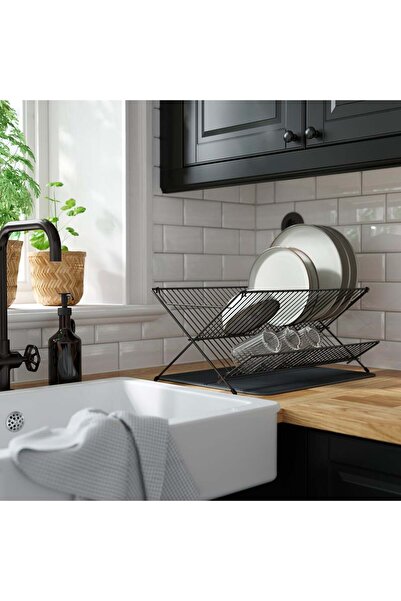 co arma Dish Drying Platform, Black 48*29*23 cm
