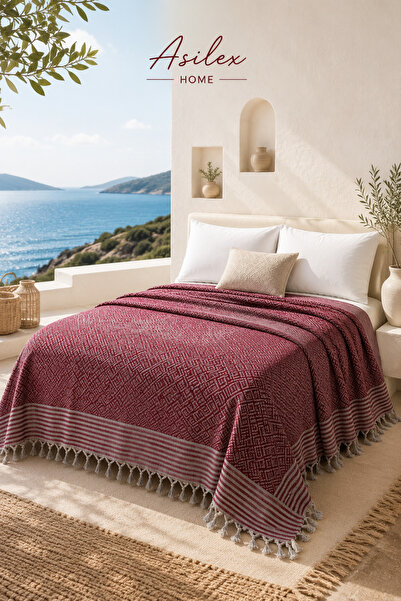 Asilex Home Collection Pătură dublă țesută Atıl Pike, 200x250 cm, din bumbac,...