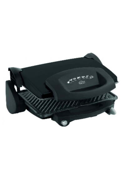Generic DCG Τοστιέρα-Ψηστιέρα Superbistecchiera 2000W, Μαύρη