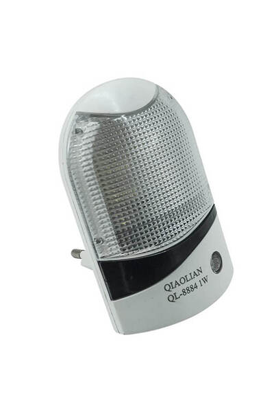 Generic Qiaolian Φωτάκι νυκτός με φωτοκύτταρο, LED, 1W, 6500Κ (Ψυχρό Λευκό)