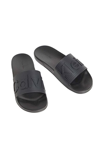 Calvin Klein Jeans ESS SLIDE TEXTURE LOGOLU TEK BANTLI KAYMAZ ERKEK TERLİK