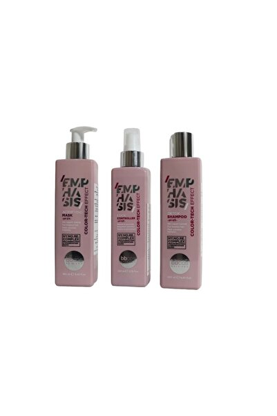 Bbcos Hair Pro مجموعة إمفاسيس كولور تيك للعناية بالشعر المصبوغ والمعالج - 3 قطع