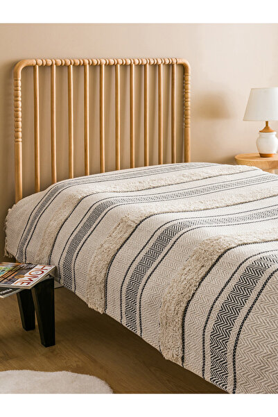 LC Waikiki Alita City Lcw Home Mixed Patterned Single Bedspread with a Differ...