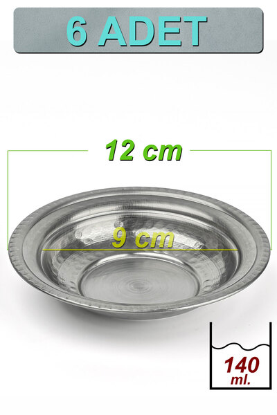 Binbir Trend 12 cm Krom Çelik Kahvaltılık ve Meze Kasesi 140 ml | Çerezlik, S...