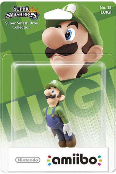 Nintendo Amiibo Super Smash Bros Λουίτζι Αρ. 15 Φιγούρα Χαρακτήρα για WiiU