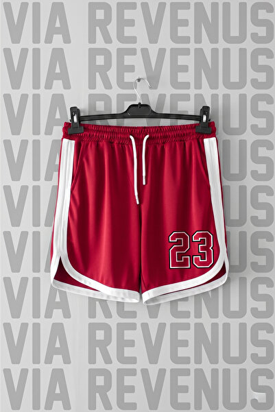 Vordevia 23 Numărul cu imprimeu Pantaloni scurți de antrenament sport retro u...