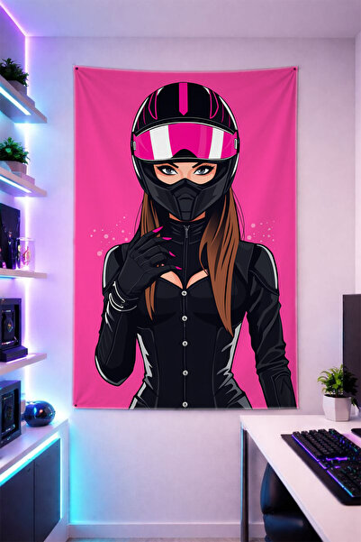Reyhani Husă de perete Moto-S1, țesătură de calitate strălucitoare, decor pen...