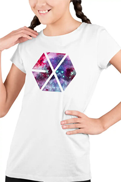 OEM EXO K-pop Cosmos Vibe Εμπορεύματα Παιδικό Κοριτσίστικο Μπλουζάκι