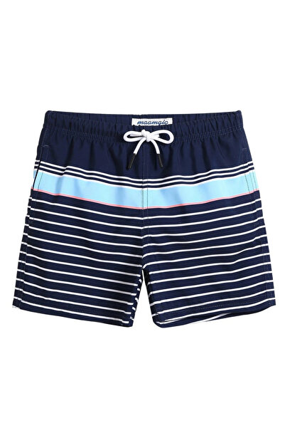 MaaMgic Pantaloni scurți de baie pentru bărbați, uscare rapidă, cu buzunare, ...