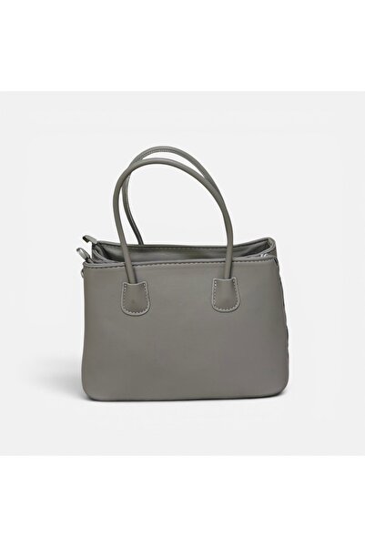 Desire 5384-Nin Nin PU Leather Handbag Grey Color