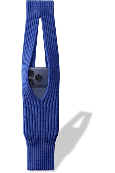 dado Knitted Sling Bag Compatible with iPhone 17/16/15/14 – Elastic Phone Pou...