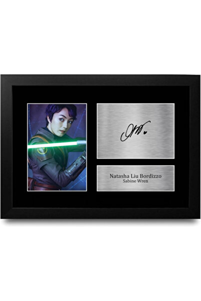 HWC Trading Natasha Liu Bordizzo Ahsoka Sabine Wren Gifts Printed Signed Auto...