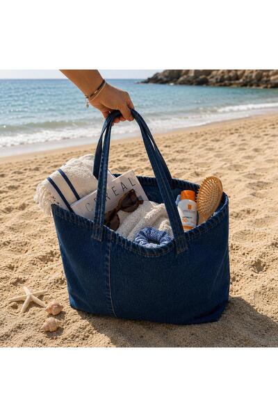 Noxter Denim Beach Bag