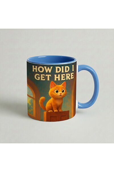 Petgifts Cana Cadou Personalizat Amuzanta Cu Mesaj How Did I Get Here - Ceram...