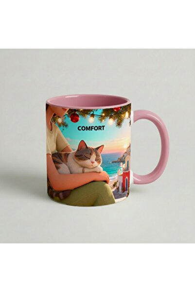 Petgifts Cana Cadou Personalizat Amuzanta Cu Mesaj Comfort - Ceramica 330 Ml