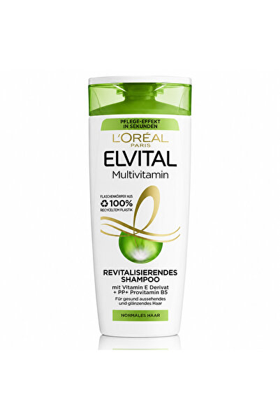 L'Oreal Paris Șampon revitalizant Elvital Multivitamin, pentru păr normal, 30...