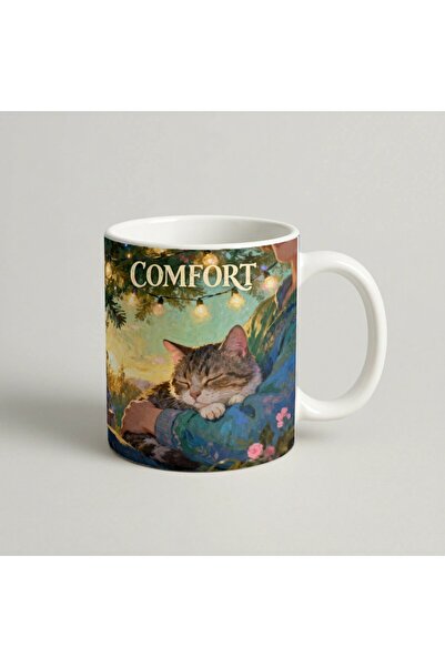 Petgifts Cana Cadou Personalizat Amuzanta Cu Mesaj Comfort - Ceramica 330 Ml