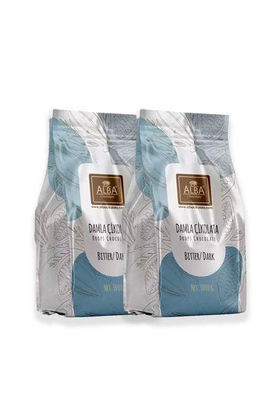 Alba Bitter Damla Drop 1 Kg (1Kg-2 Adet) 2'li