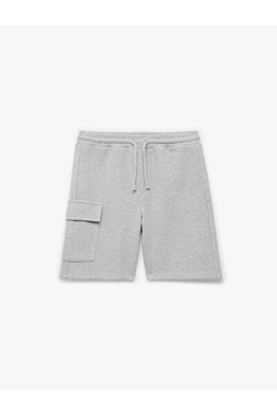 Koton Basic Shorts with Flap Pockets and Elastic Waistband
