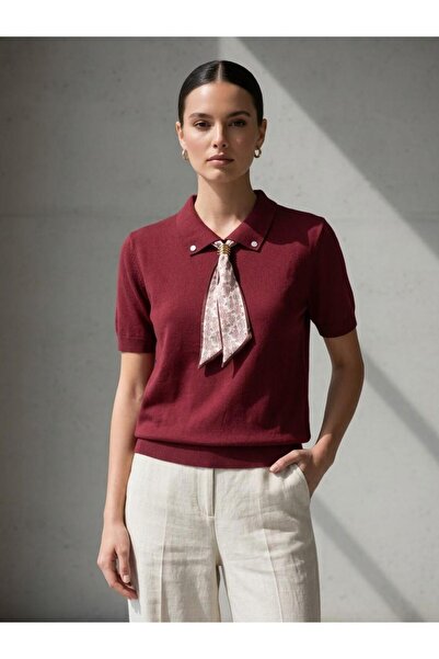 Fanori Woman Women's T-Shirt with Scarf Detail