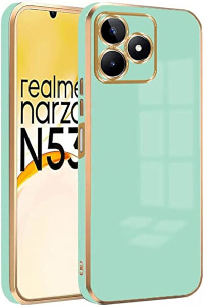 OEM Επιχρυσωμένη Δερμάτινη Πίσω Θήκη (Realme C53, Narzo N53) C53/Narzo
