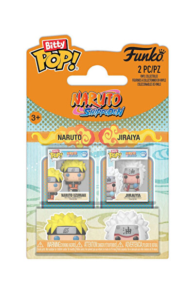 Funko Μπίτι Ποπ! Ναρούτο Σιππούντεν - Ναρούτο & Τζιράια 2 τεμάχια