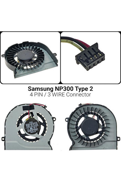 Samsung Ανταλλακτικός ανεμιστήρας φορητού υπολογιστή για NP300 Τύπου 2