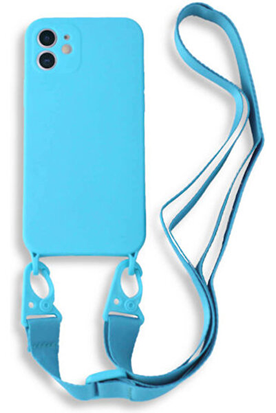 Other Bodycell Πίσω Θήκη Σιλικόνης με Λουράκι Γαλάζιο (iPhone 12) Κωδικός: BL...