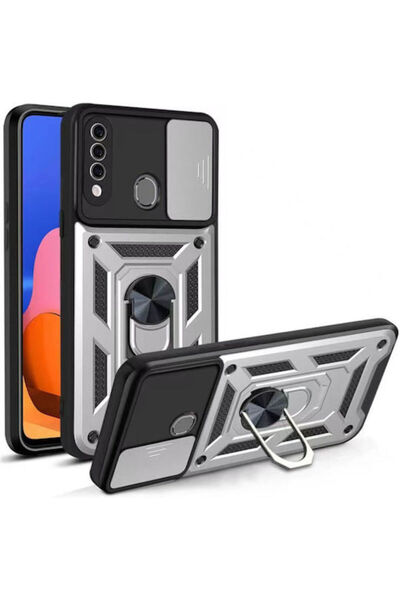 Other Bodycell Armor Πίσω Κάλυμμα Μεταλλικό Ασημί (Samsung Galaxy A20s) Κωδικ...