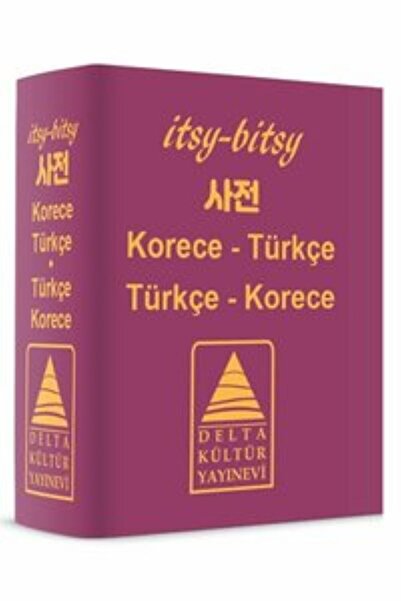 Delta Kültür Yayınevi Itsy Bitsy Korece Türkçe - Türkçe Korece Mini Sözlük