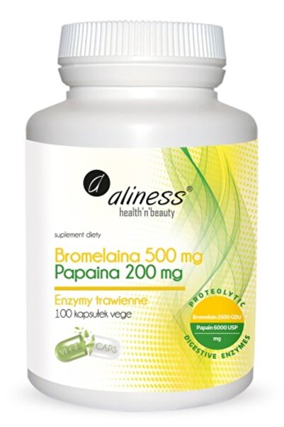 Aliness Bromelaina Papaina 100 Capsule