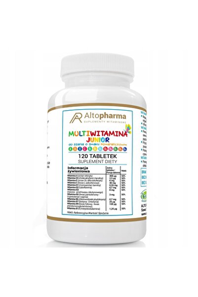 ALTO PHARMA Multi Vitamina Junior pentru Sănătate 120 Tablete