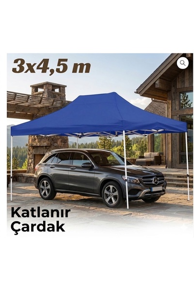 Missidea 3×4,5 Makaslı Katlanır Çardak Mavi