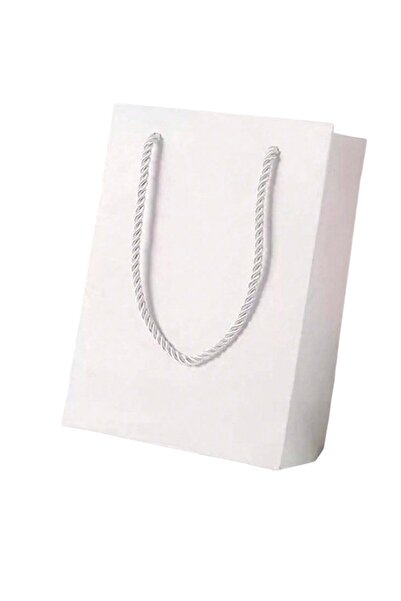 OEM Pungi de hartie pentru cadouri, albe, 5 buc, 15x20 cm