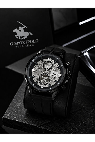 G Sport POLO Premium Silicone Men's Wristwatch with Strap (Fits Any Wrist)