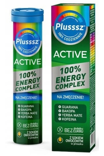 Polski Lek Plusssz Active 100% Complex Energetic 20 Tablete Cartonat