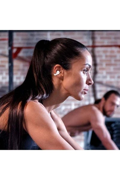 Generic T75 Open Ear Wireless Earbuds Bluetooth 5.3 – Sports Waterproof Earphones with Feature AI Call Noise-canceling
