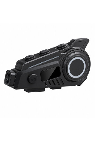 SMAYLİNG Motosiklet Kask Bluetooth Kulaklığı Kameralı WiFi Destekli Type-C Şa...