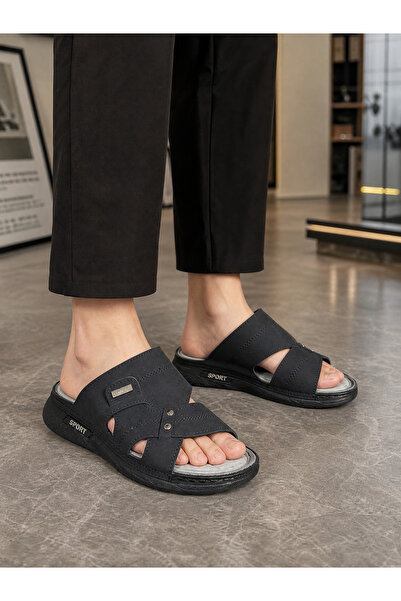 Babetty Men's Orthopedic Non-Slip Sole Comfortable Slippers
