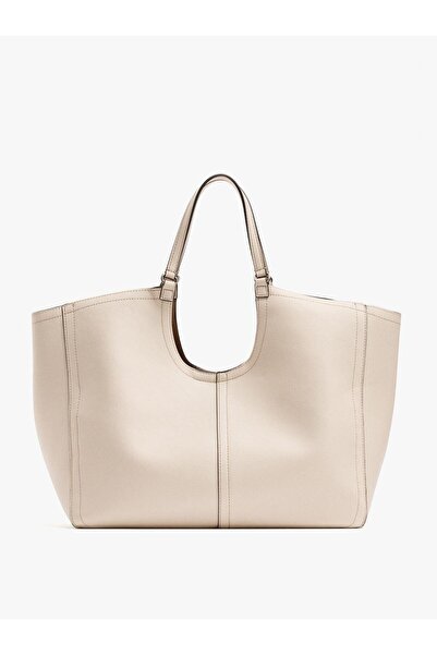 PARFOIS Kadın Üst Dikişli Shopper Çanta L